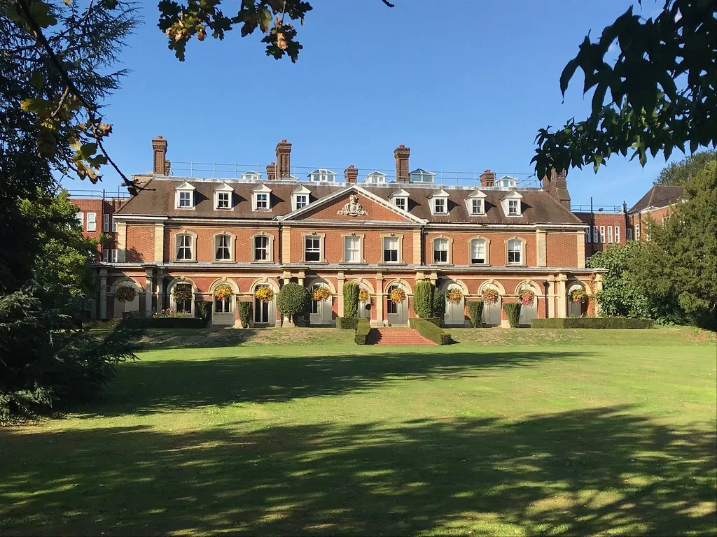 Bromley Civic Centre, seen from the park at the rear, pictured in 2018